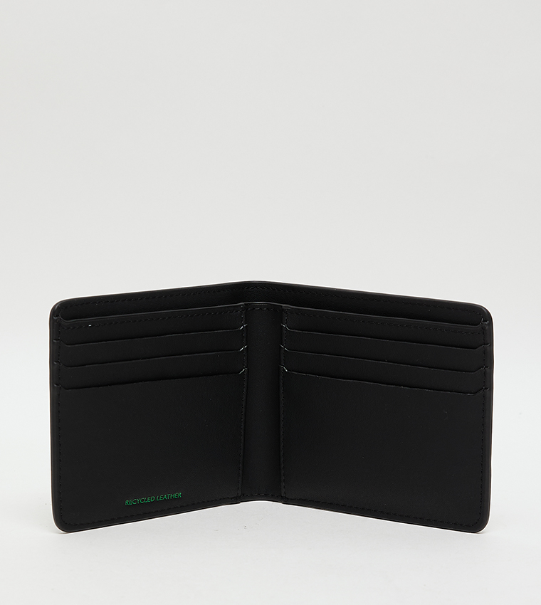 Logo Detail Suede Duff Wallet
