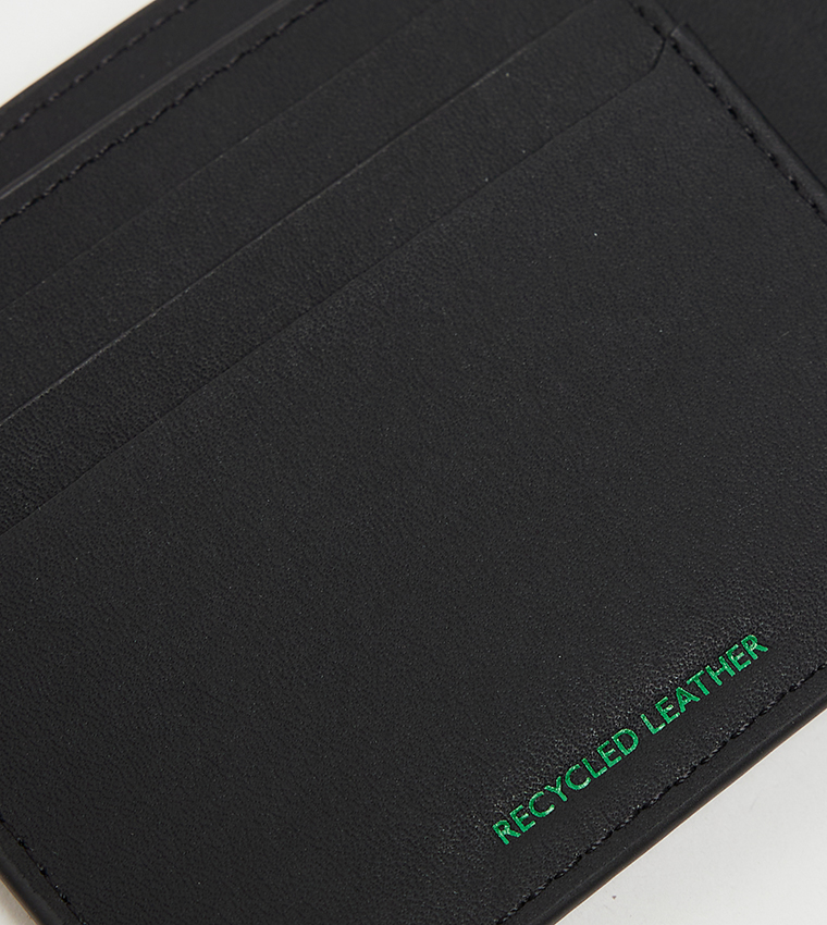 Logo Detail Suede Duff Wallet