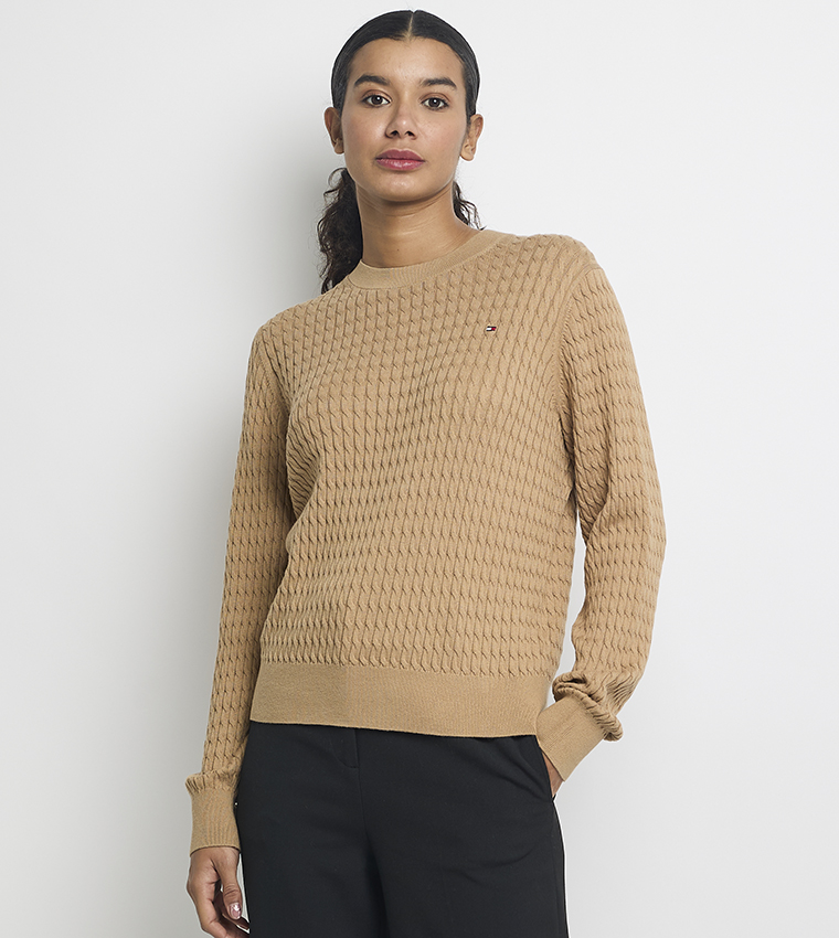 Cable Knit Long Sleeves Sweater