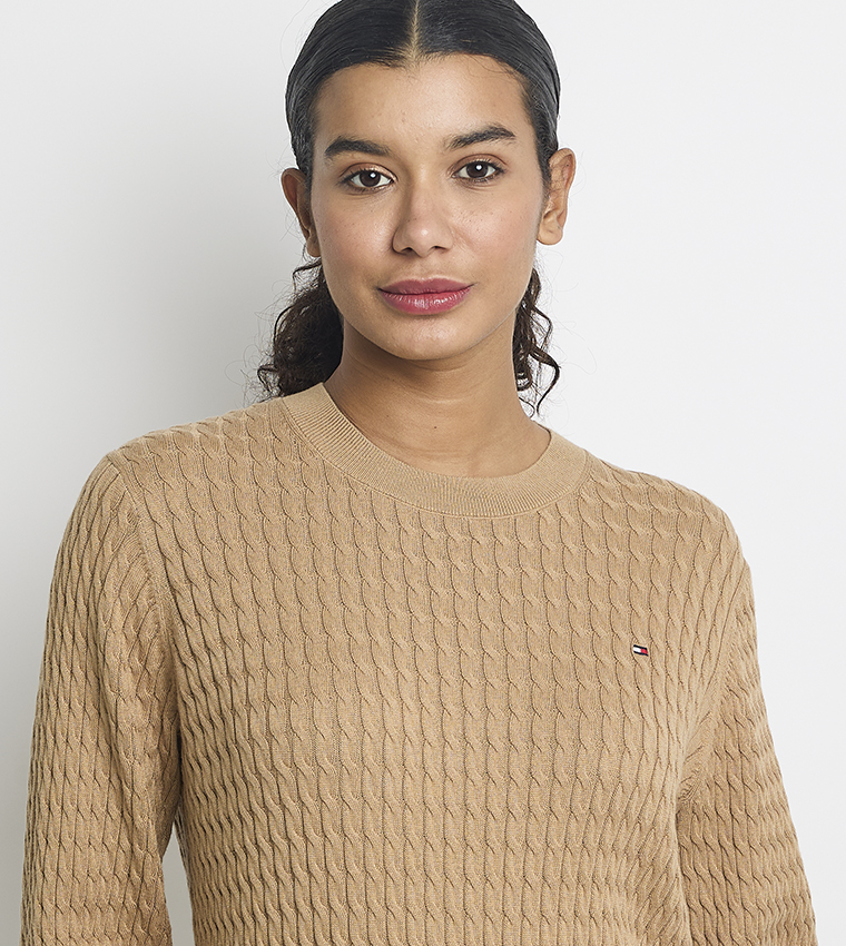 Cable Knit Long Sleeves Sweater