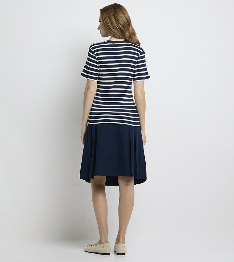 Striped Slim Fit Crew Neck T-Shirt