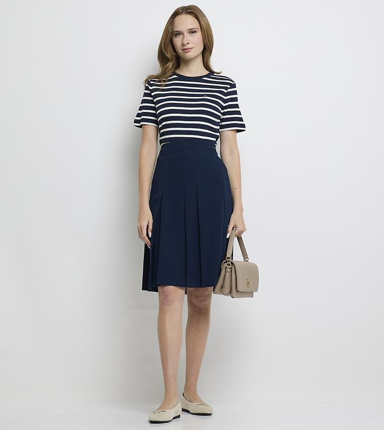 Striped Slim Fit Crew Neck T-Shirt