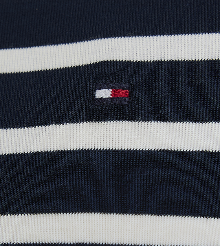 Striped Slim Fit Crew Neck T-Shirt