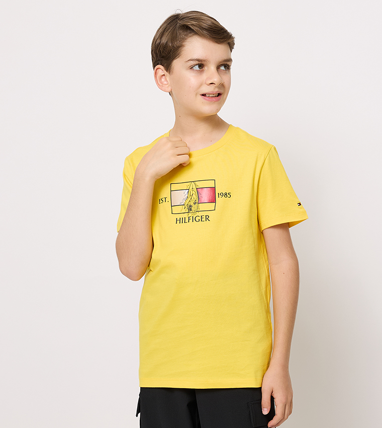 Flag Yatch Crew Neck T-Shirt