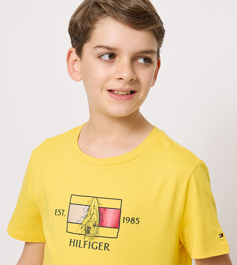 Flag Yatch Crew Neck T-Shirt