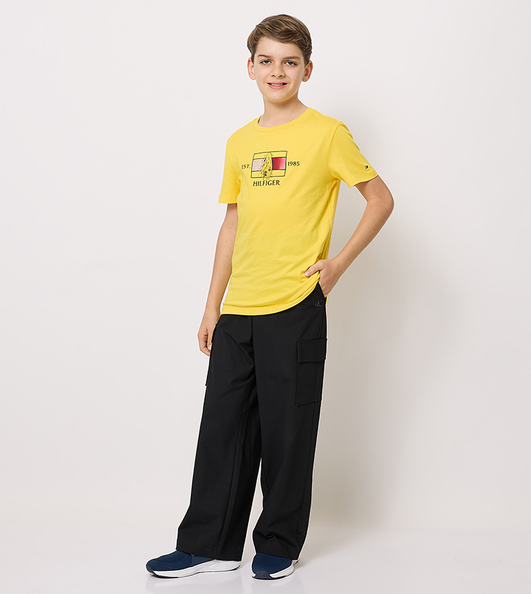 Flag Yatch Crew Neck T-Shirt