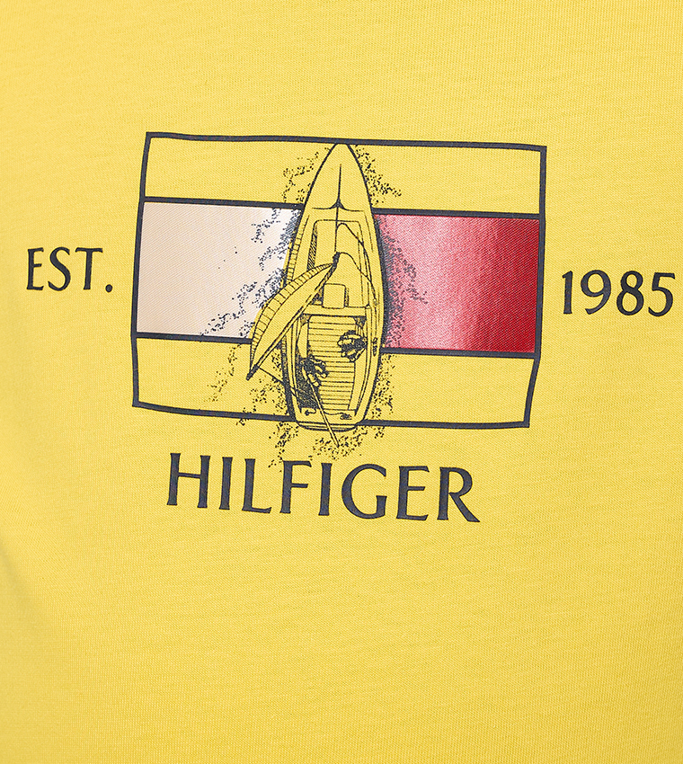 Flag Yatch Crew Neck T-Shirt