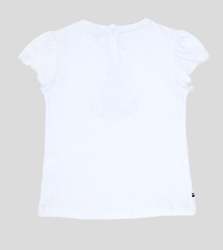 Printed Crew Neck Top