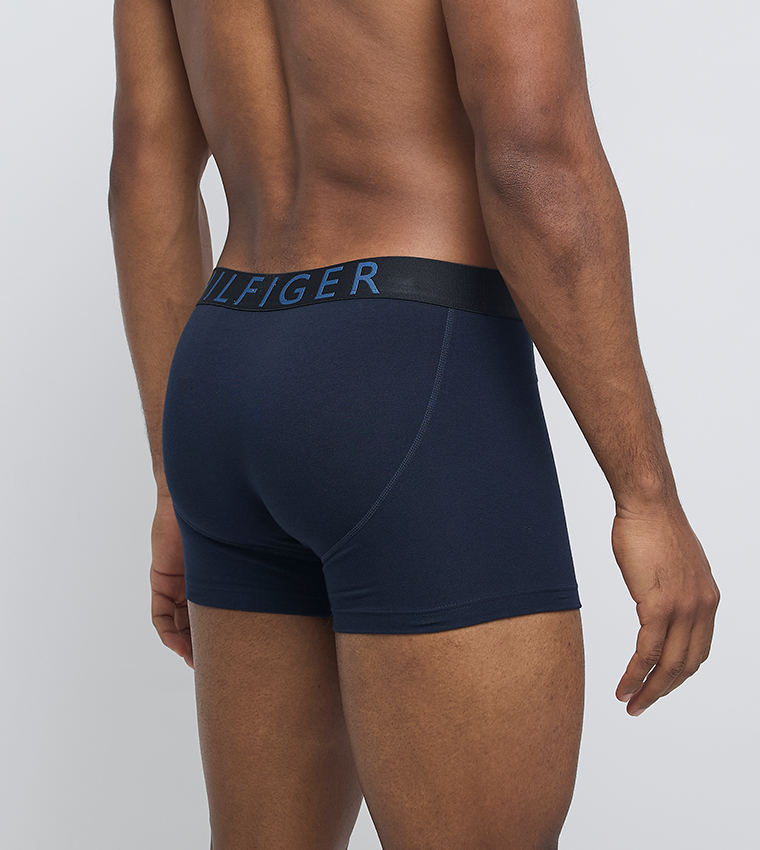3-Pack Logo Waistband Trunks