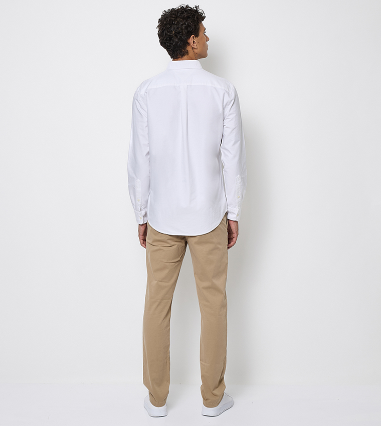 HERITAGE Logo Detail Oxford Shirt