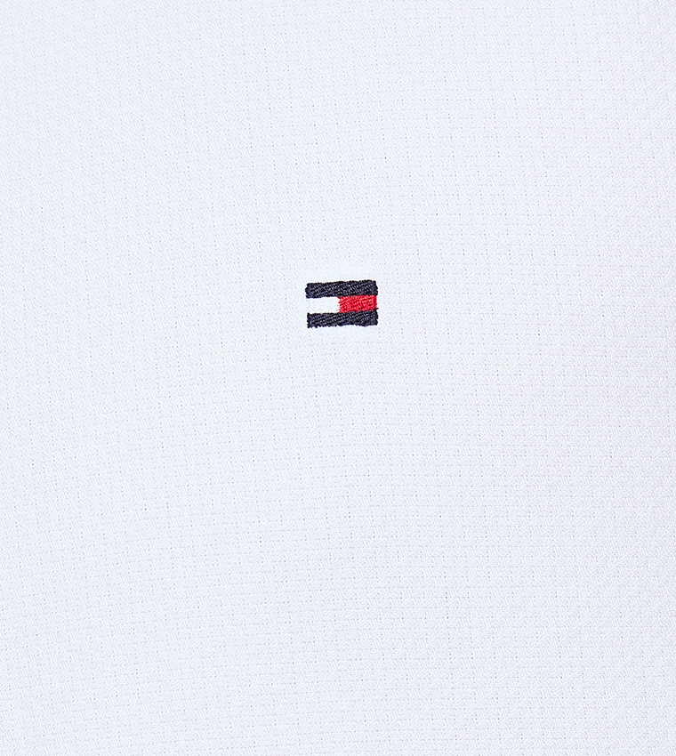 Flag Detail Flex Dobby Shirt