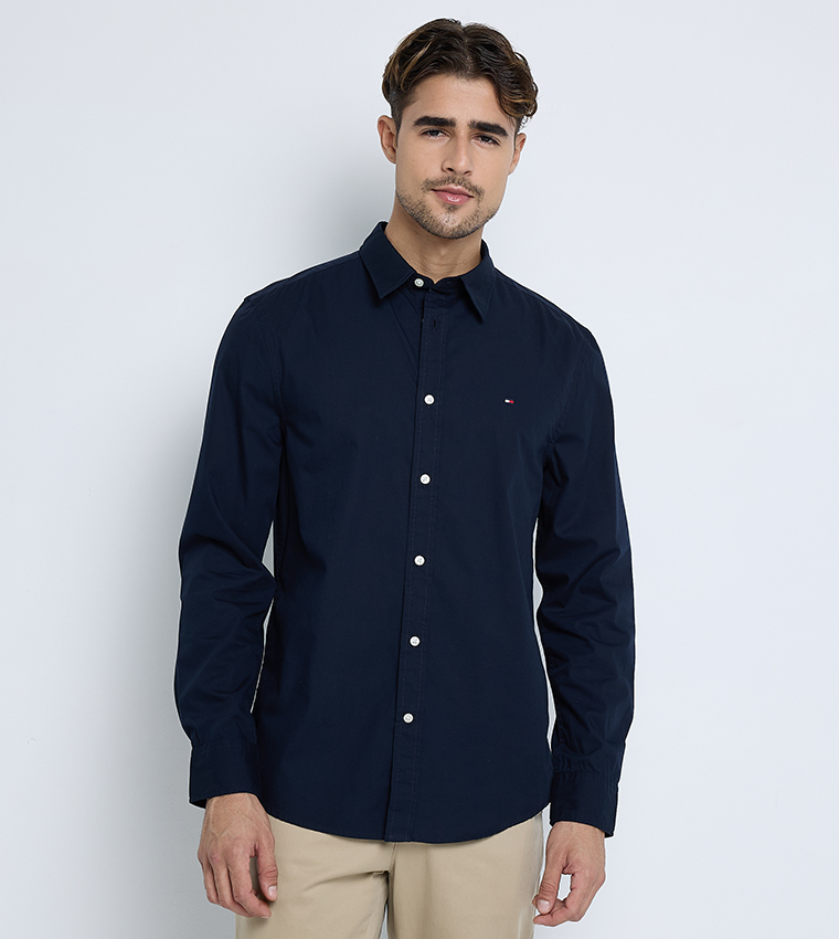 Logo Detail Long Sleeves Shirt