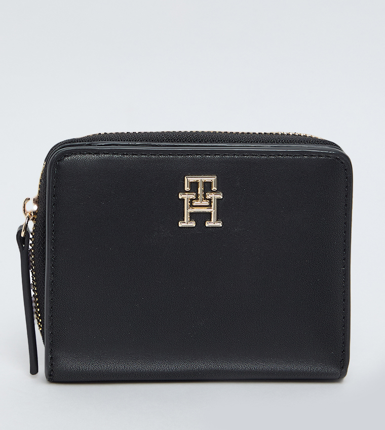 Monogram Detail Mini Wallet