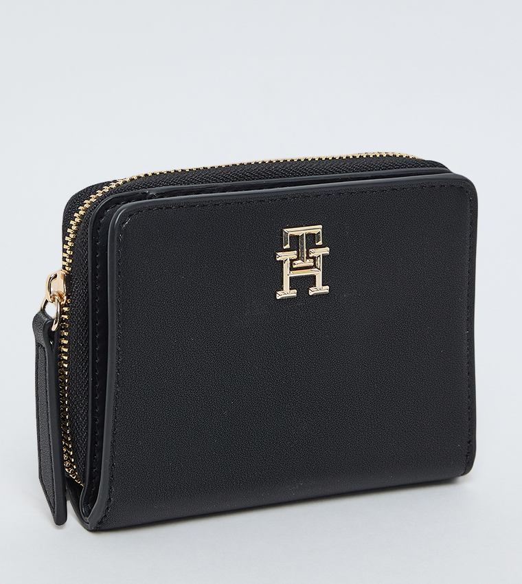 Monogram Detail Mini Wallet