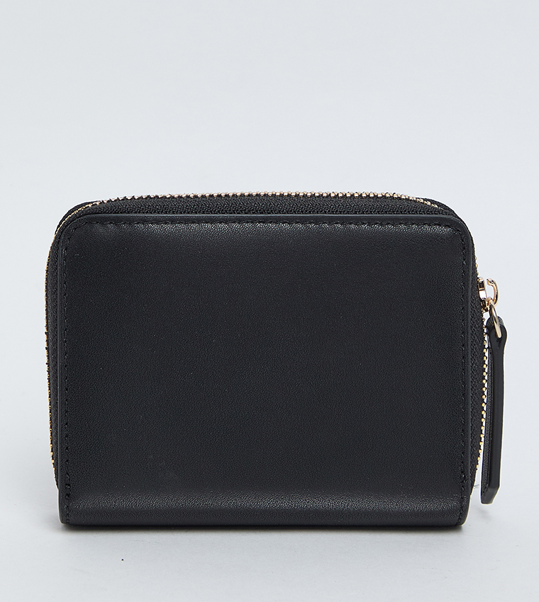 Monogram Detail Mini Wallet