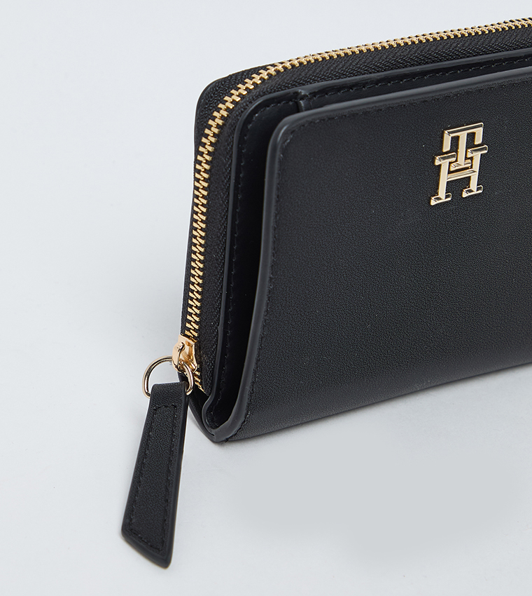 Monogram Detail Mini Wallet