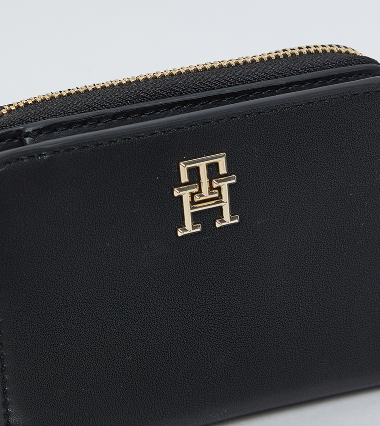 Monogram Detail Mini Wallet