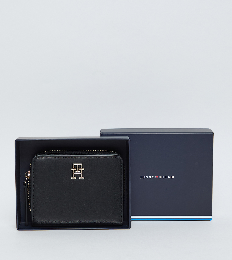 Monogram Detail Mini Wallet