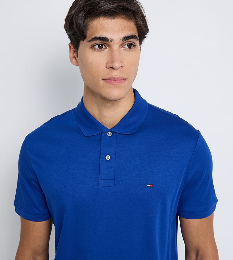 Logo Detail Short Sleeves Polo T-Shirt
