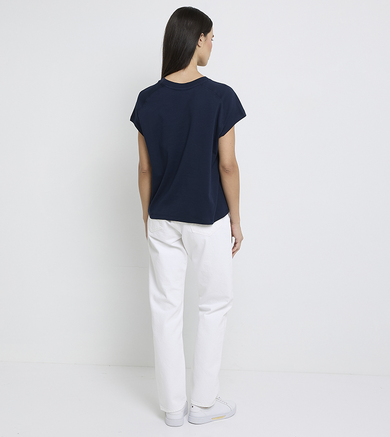 Logo Printed Crew Neck T-Shirt