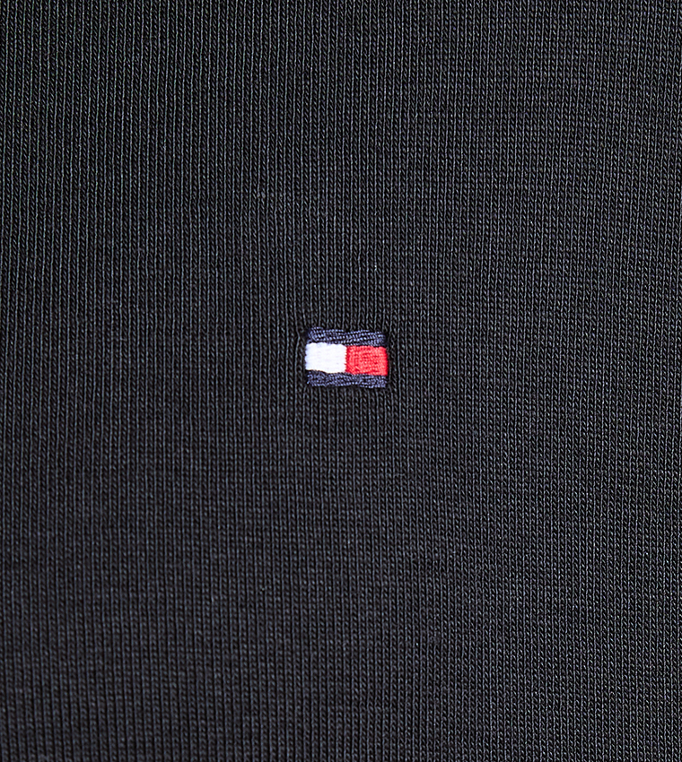 Flag Detail Crew Neck T-Shirt