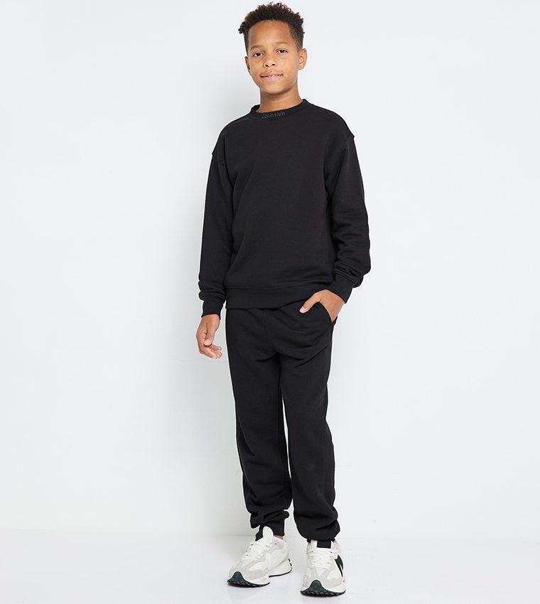 Logo Detail Long Sleeves Sweatsuit Set
