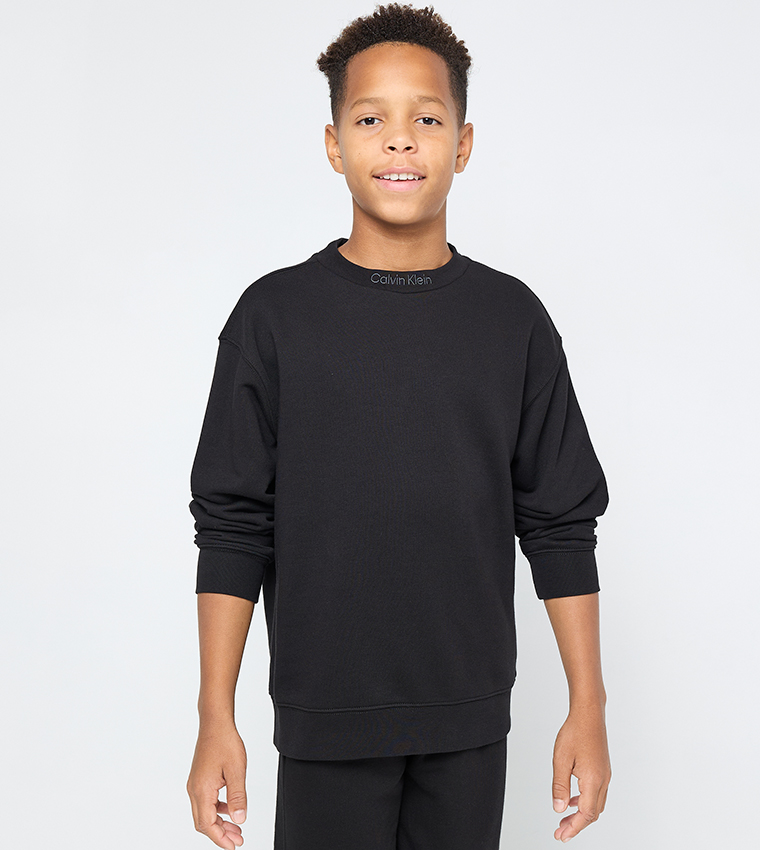 Logo Detail Long Sleeves Sweatsuit Set