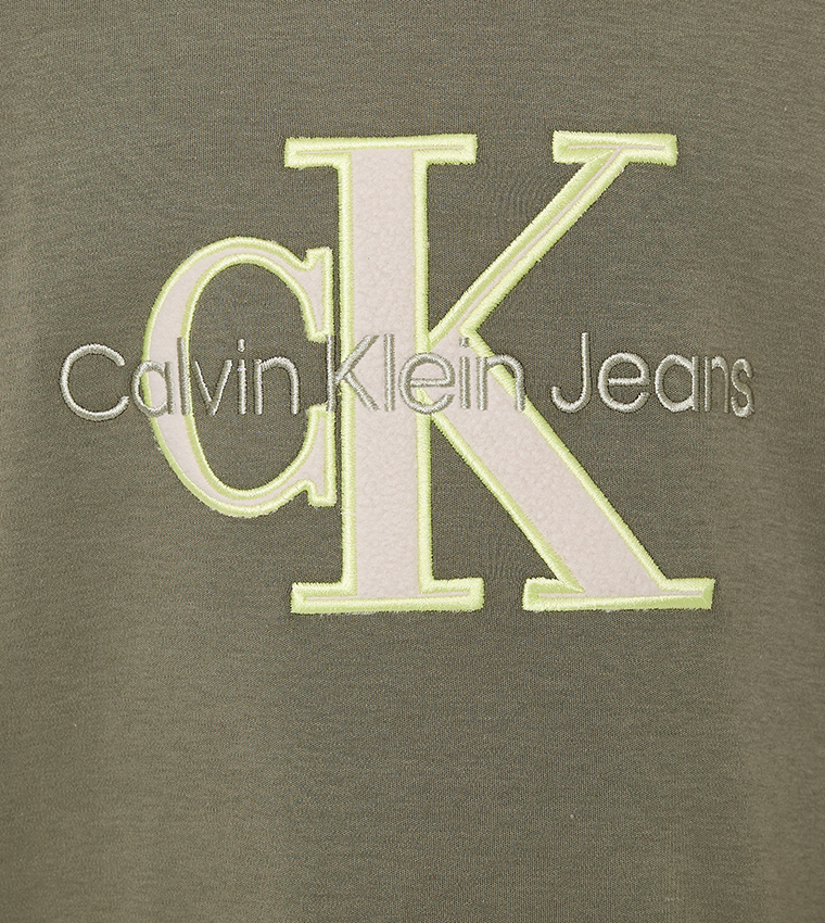 Monotype Embroidered Crew Neck T-Shirt