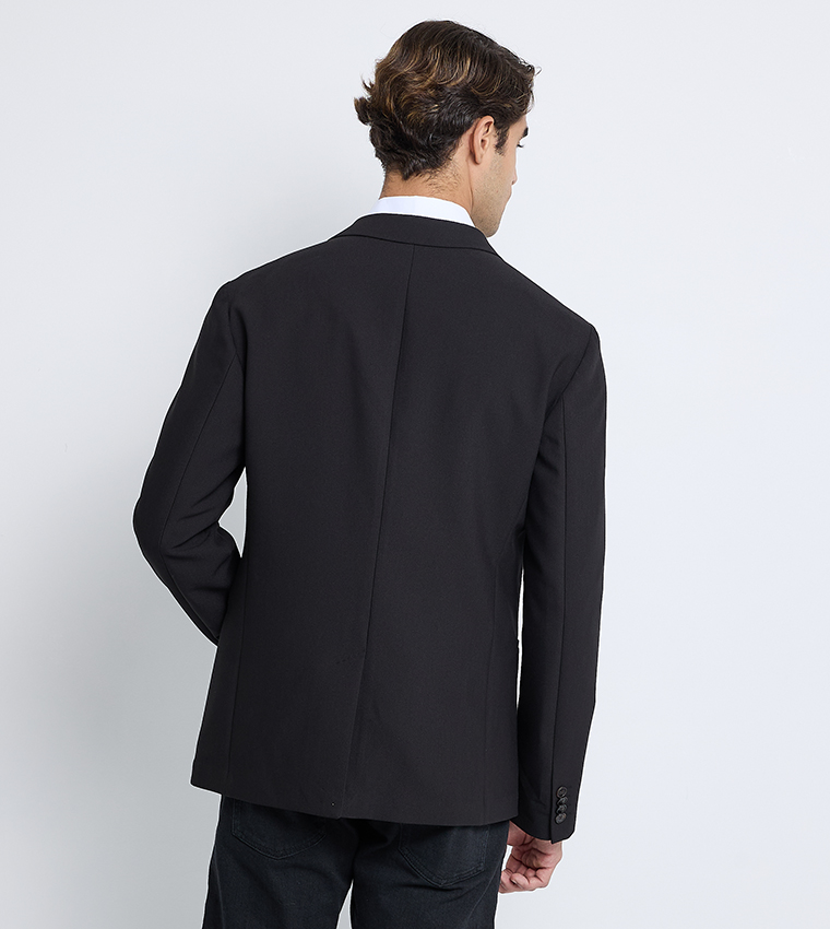 Single Breasted Lapel Collar Blazer