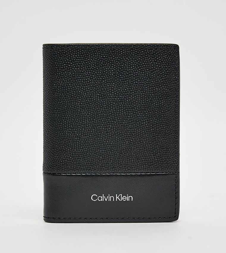 Logo Detail Bi-Fold Card Holder