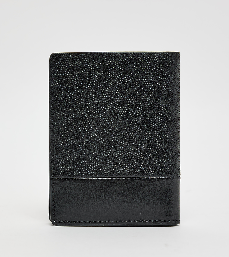 Logo Detail Bi-Fold Card Holder