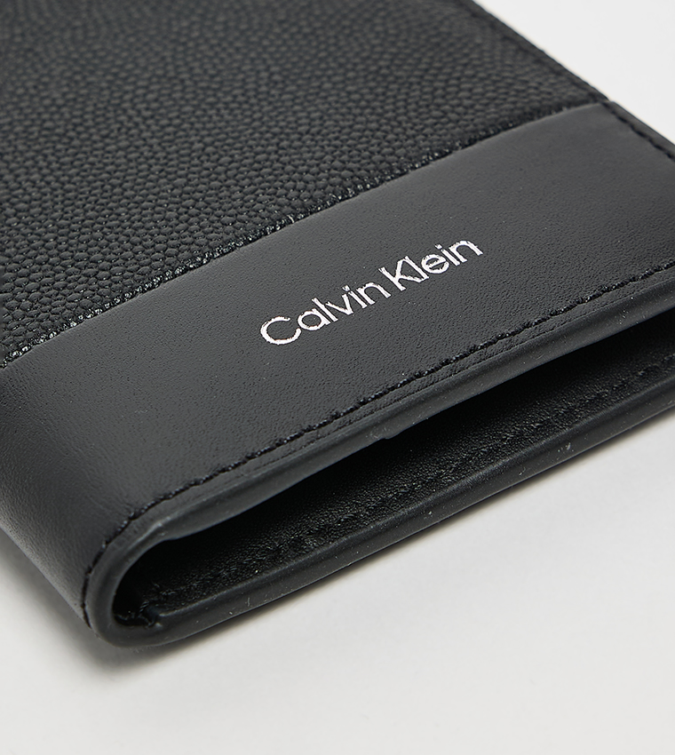 Logo Detail Bi-Fold Card Holder