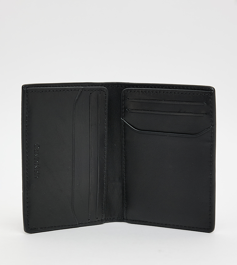 Logo Detail Bi-Fold Card Holder