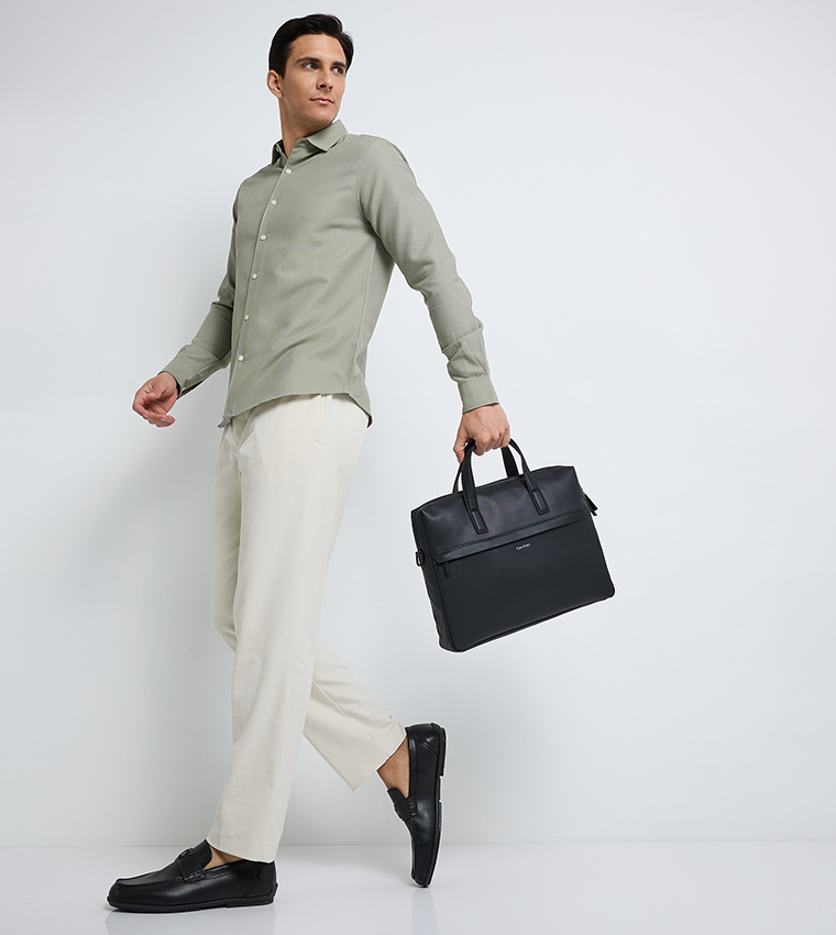 Logo Detail Laptop Bag