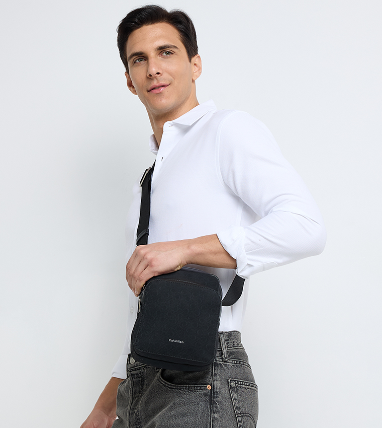 Monogram Patterned Reporter Bag