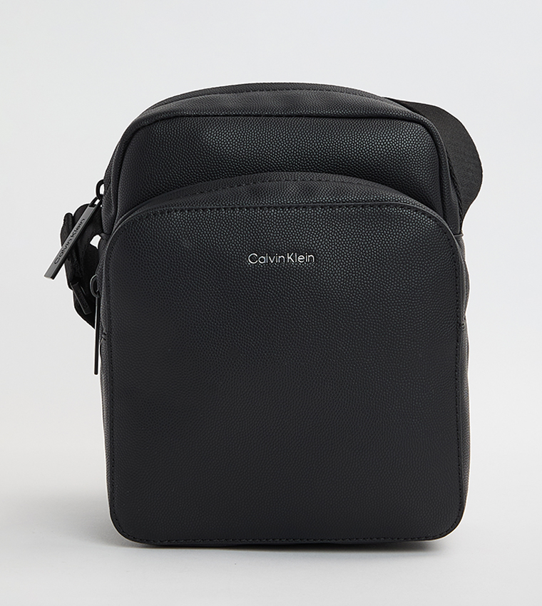 Logo Detail Reporter Bag