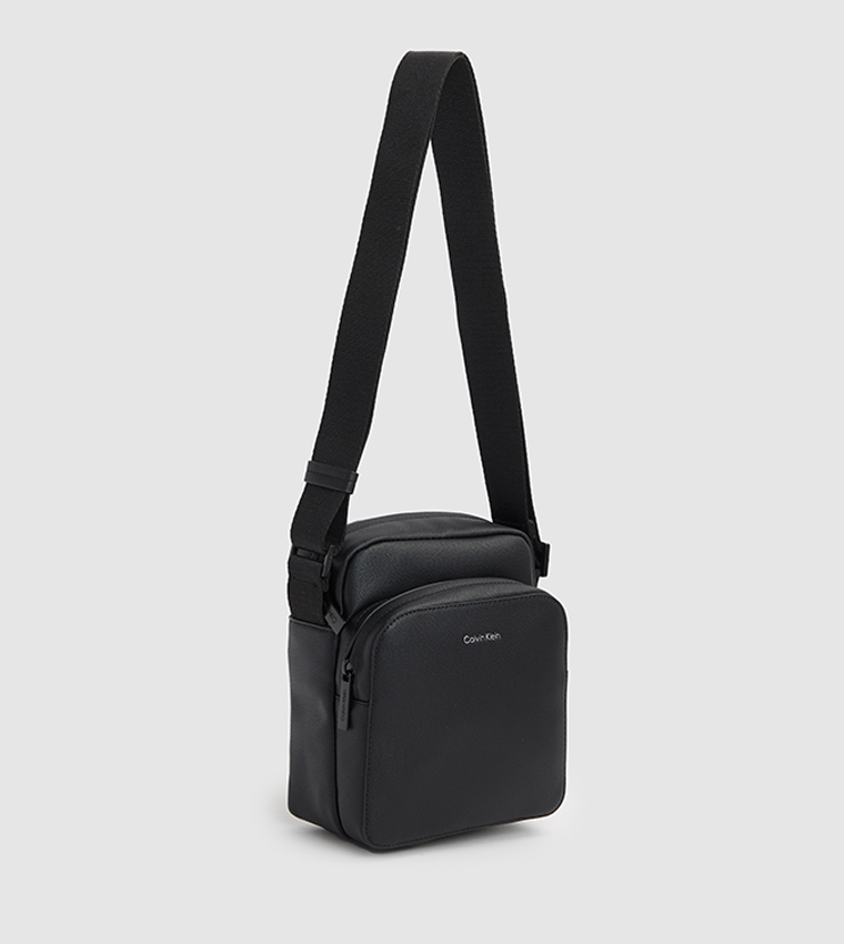 Logo Detail Reporter Bag