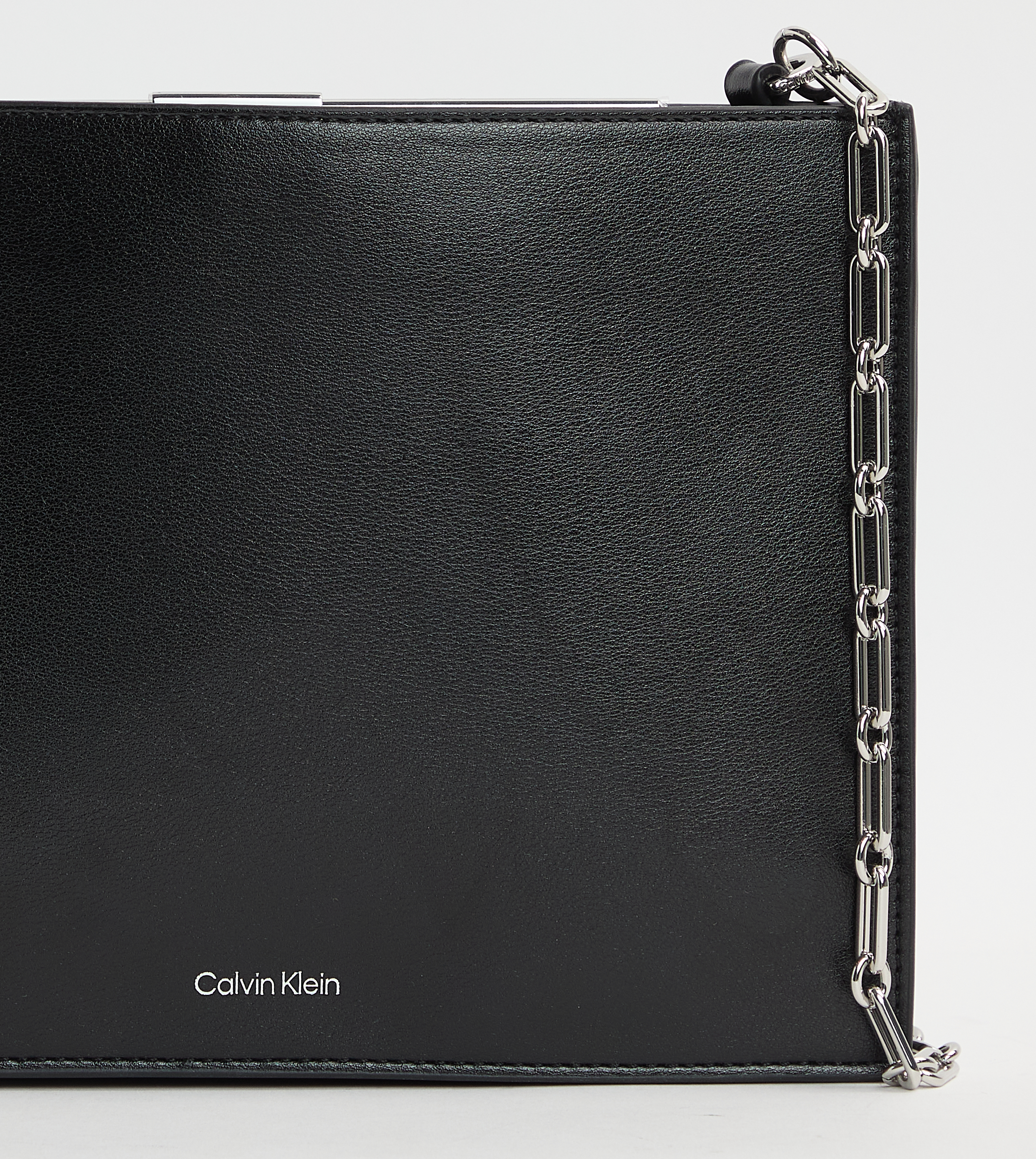 Logo Detail Textured Crossbody Bag