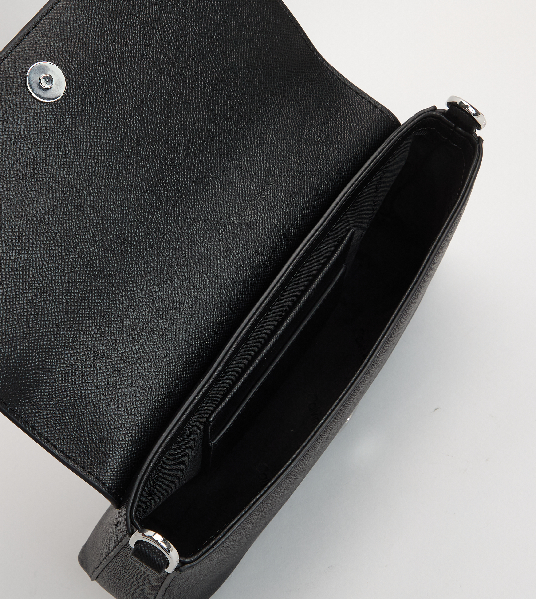 Textured Flap Convertible Shoulder Bag