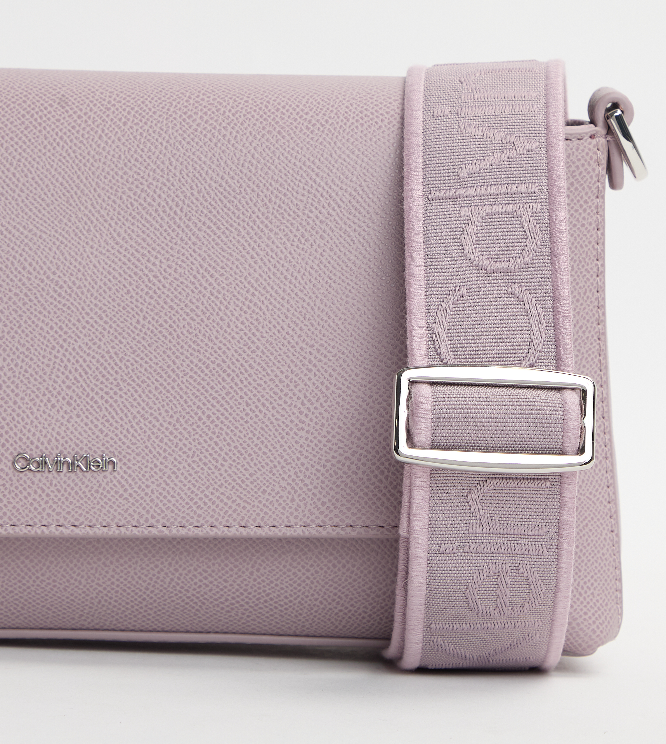 Textured Flap Convertible Shoulder Bag