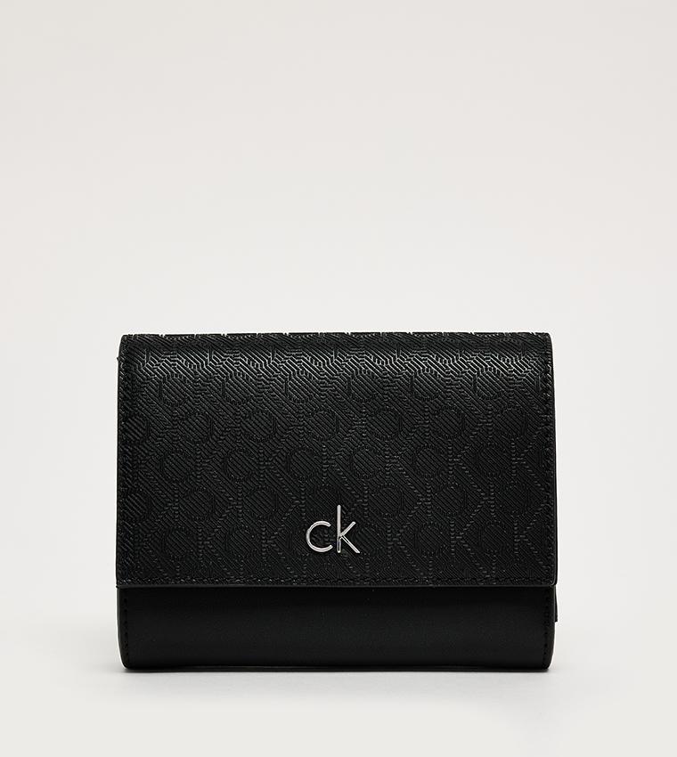 Monogram Patterned Tri-Fold Wallet