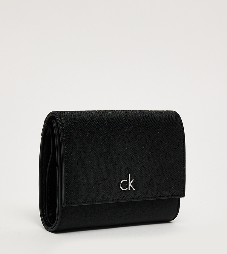 Monogram Patterned Tri-Fold Wallet