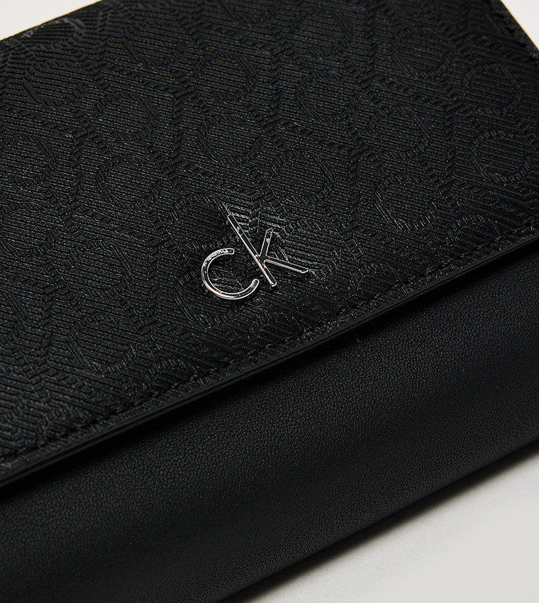 Monogram Patterned Tri-Fold Wallet