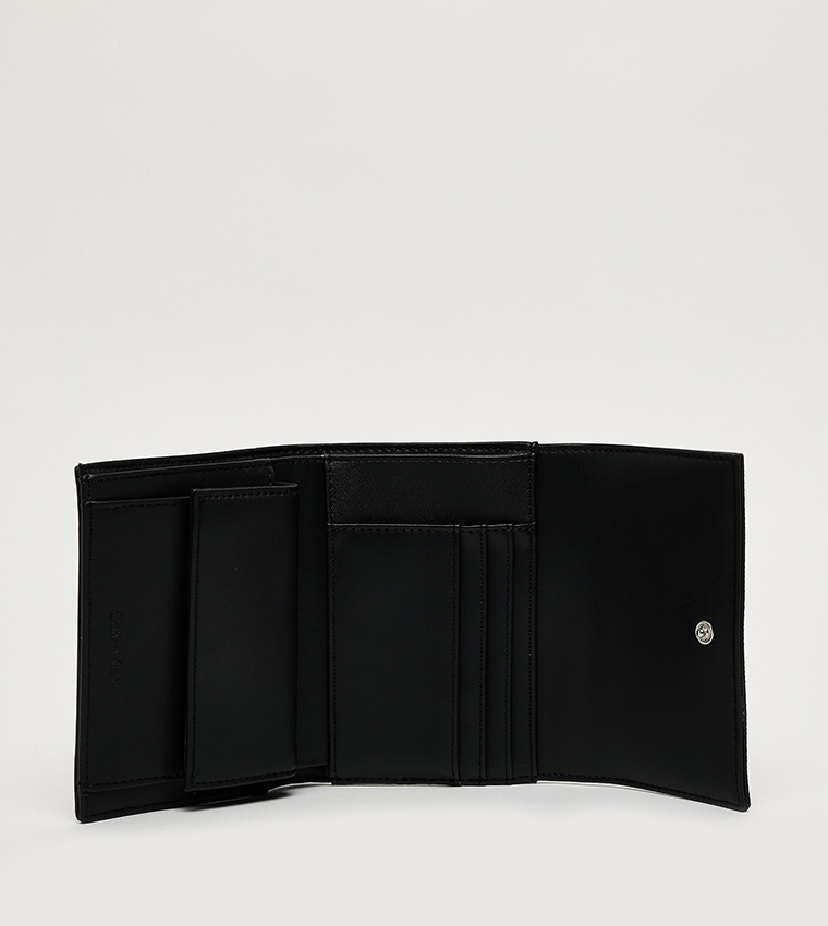Monogram Patterned Tri-Fold Wallet