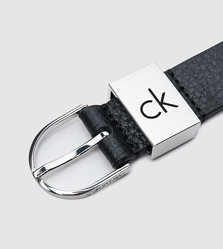 Textured Leather Belt