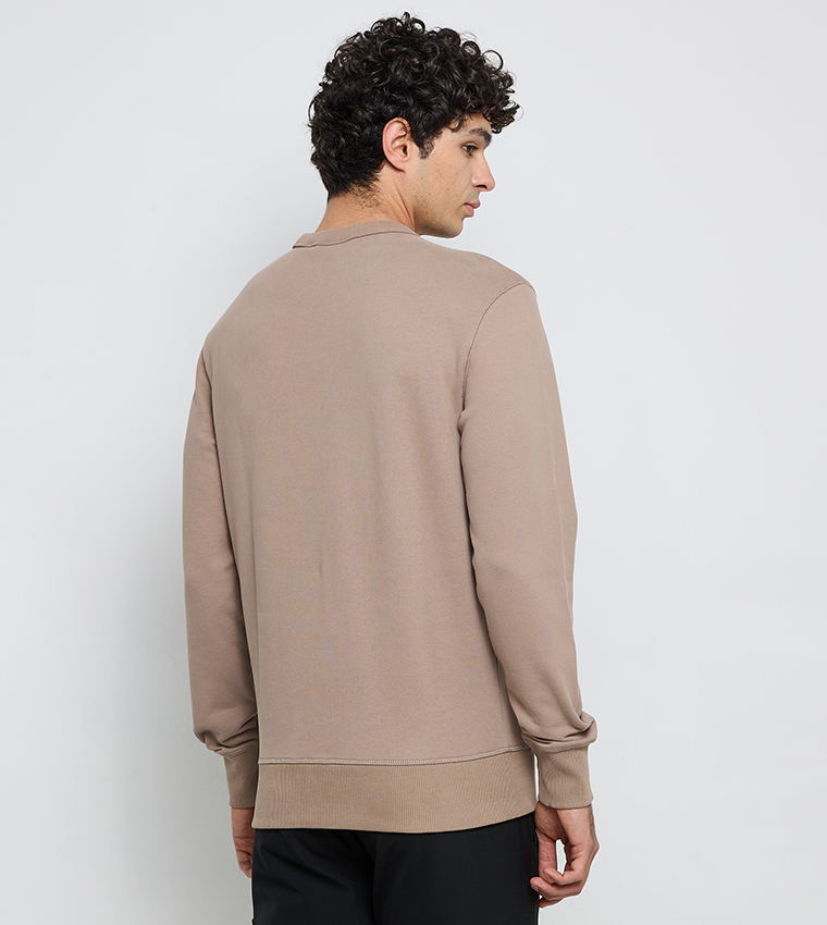 Logo Badge Long Sleeves Sweatshirt