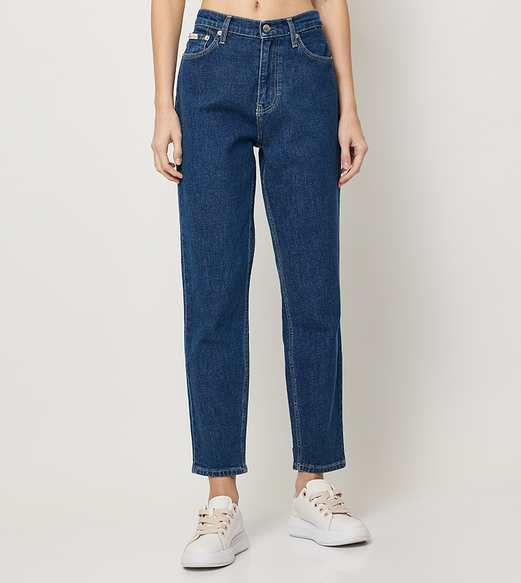 High Waist Mom Fit Jeans