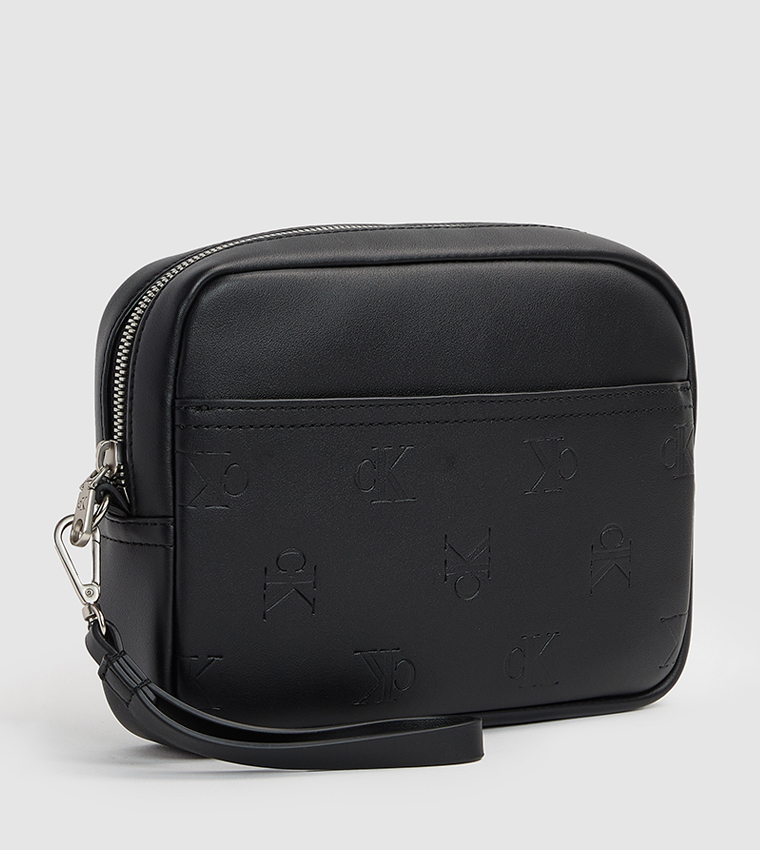 Monogram Debossed Travel Pouch