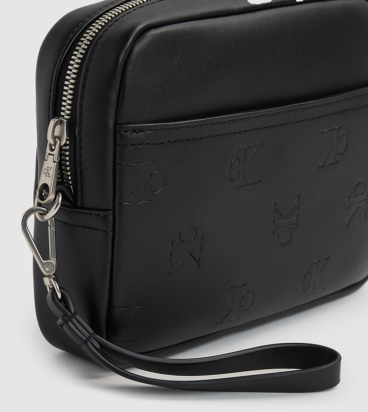 Monogram Debossed Travel Pouch