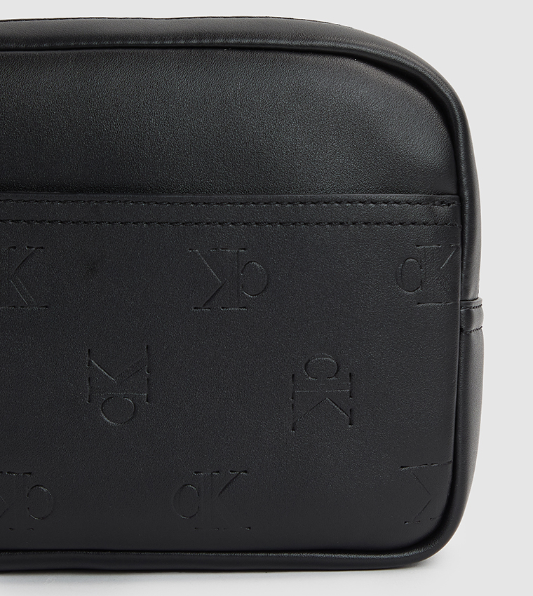 Monogram Debossed Travel Pouch